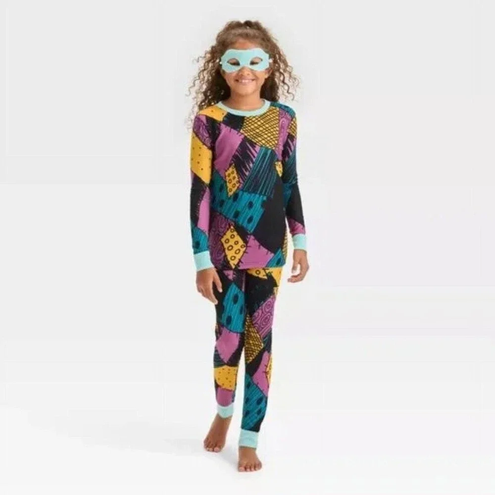 Disney Girls' Pajama Set Size 12 The Nightmare Before Christmas Sally Hall